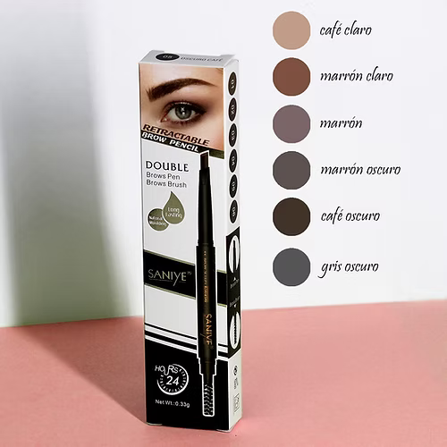 Saniye Duo Brow Pencil - Lápiz Duo Retráctil Para Ceja