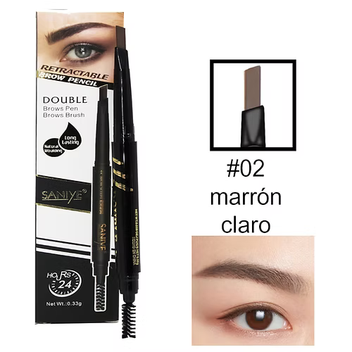 Saniye Duo Brow Pencil - Lápiz Duo Retráctil Para Ceja
