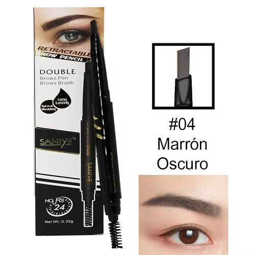 Saniye Duo Brow Pencil - Lápiz Duo Retráctil Para Ceja
